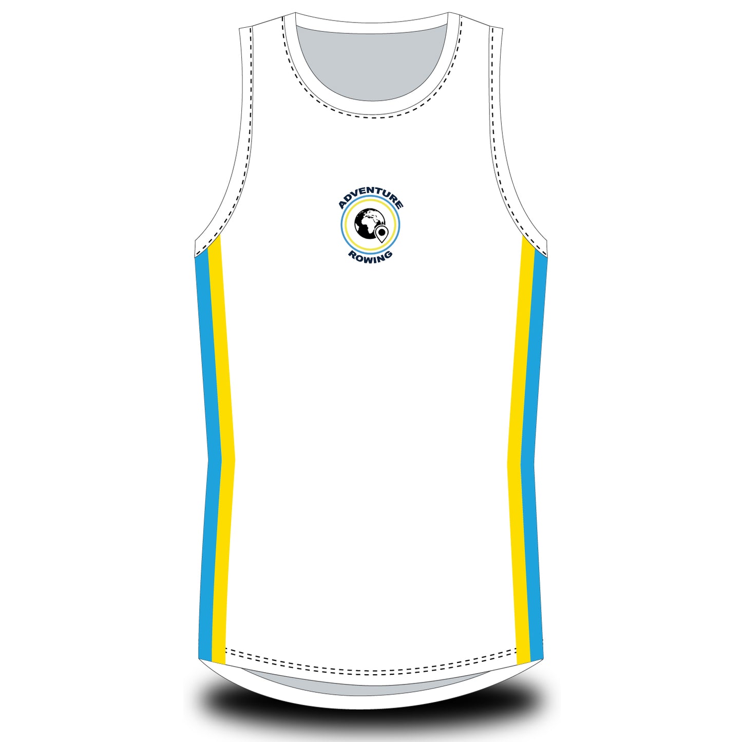 Salcombe Rowing Club Vest Adventure Rowing White