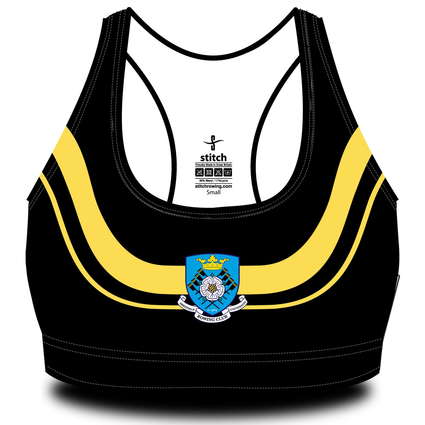 Sheffield University Swirly Sports Bra