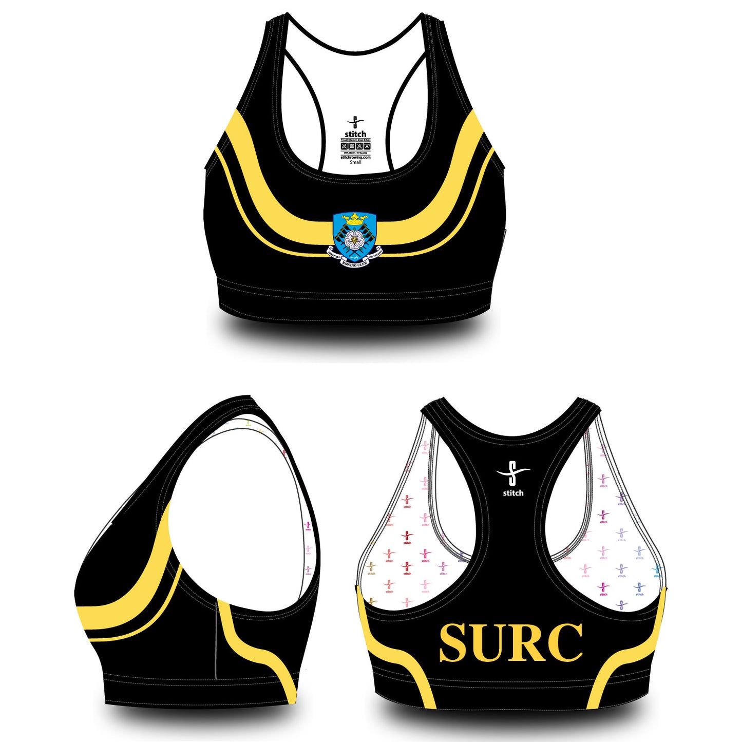 Sheffield University Swirly Sports Bra