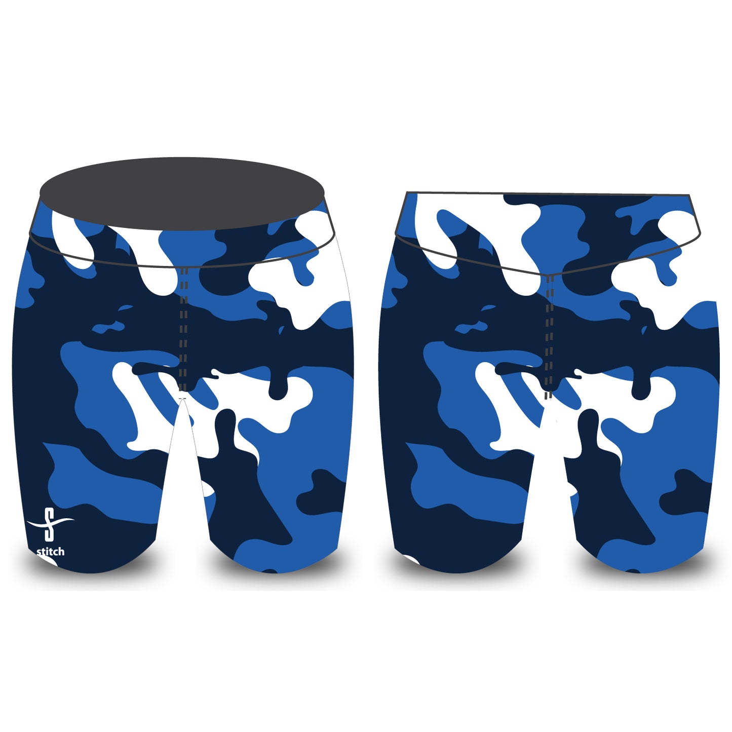 Sidmouth Gig Club Cammo Rowing Shorts