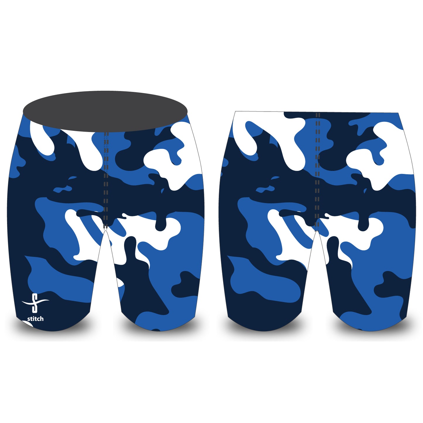 Sidmouth Gig Club Cammo Rowing Shorts