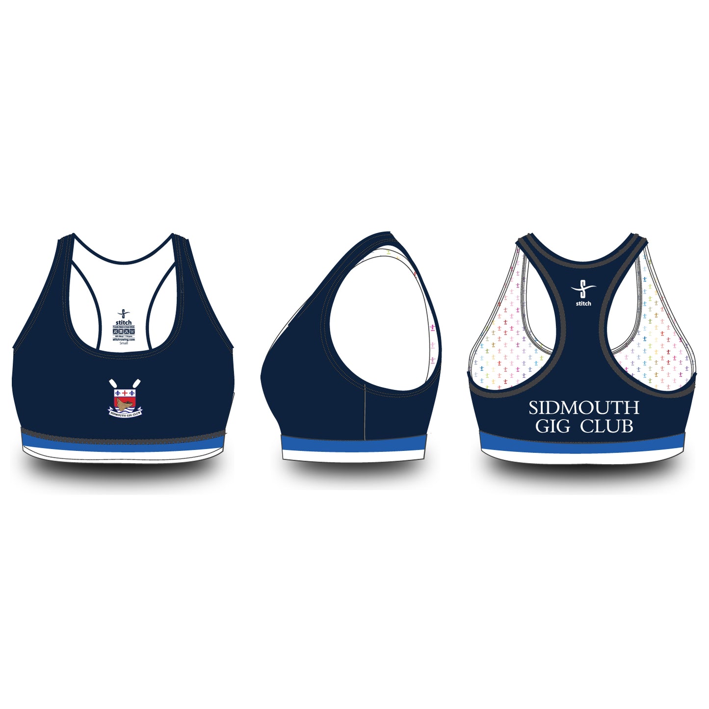 Sidmouth Gig Club 2 Tone Hem Sports Bra