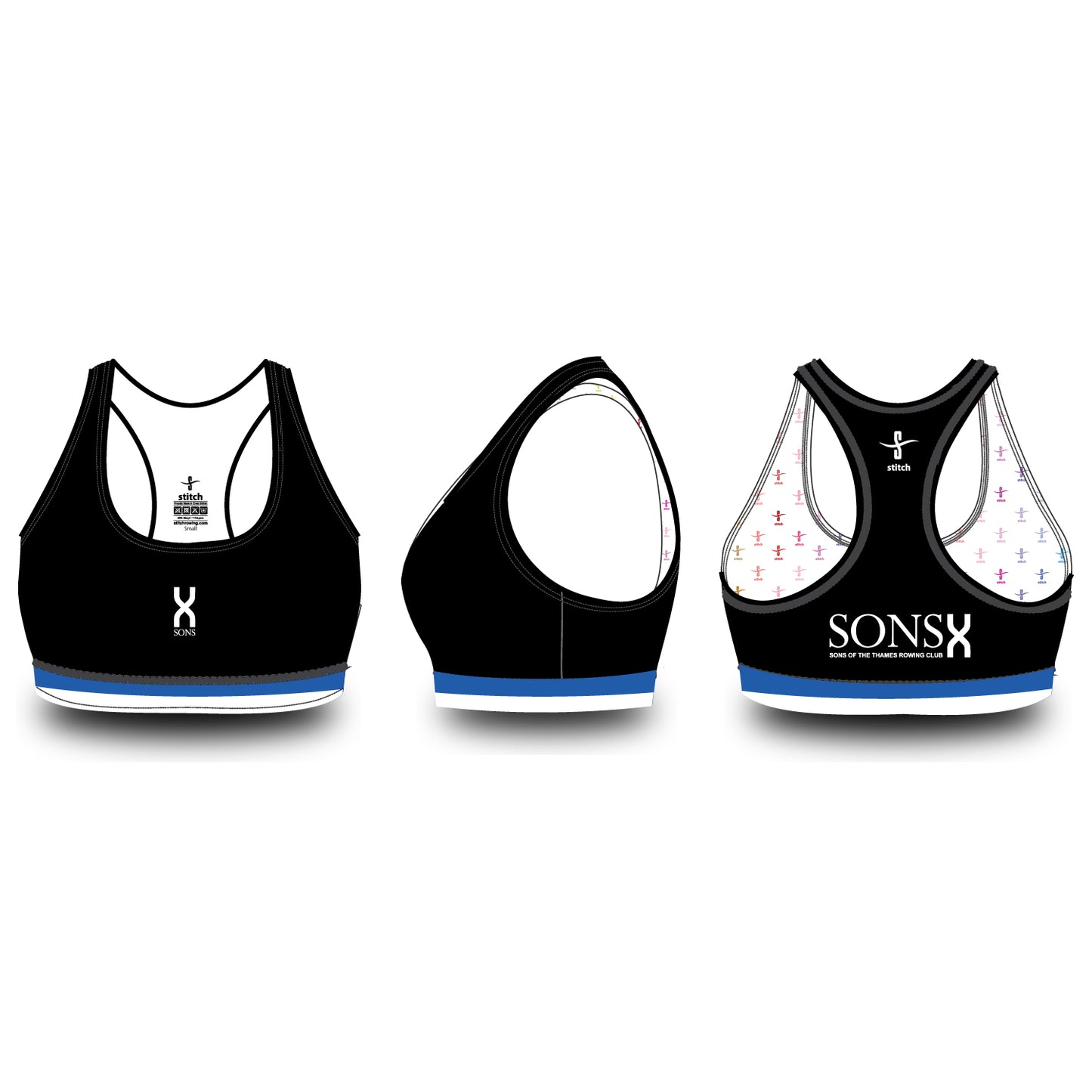 Sons 2 Tone Hem Sports Bra