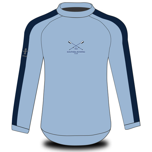 Southsea Rowing Club 2 Inch Stripe Tech Top Long Sleeve
