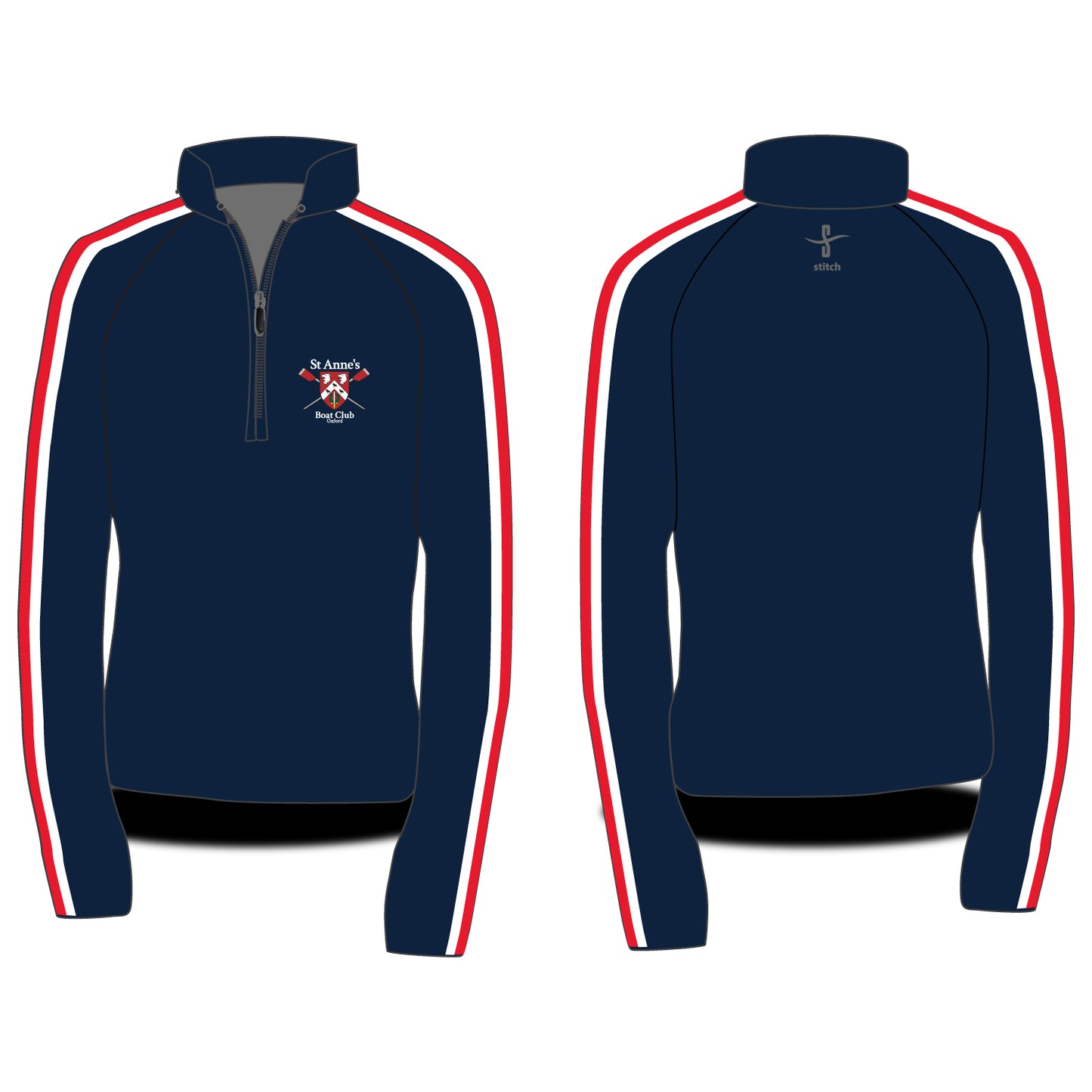St Anne's College Oxford Dark Morning Fleece