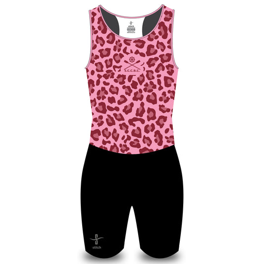 St Catharine's College Cambridge Leopard Print Pink-Maroon AIO