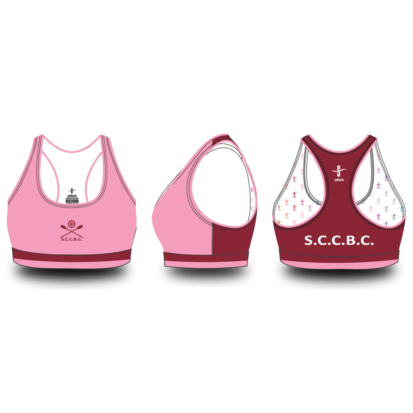 St Catharine's College Cambridge 2 Tone Sports Bra