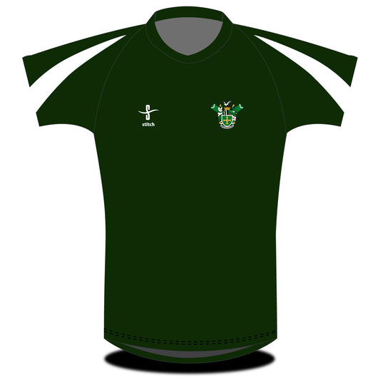 St Cuthbert's Society Boat Club Flash T-shirt Green