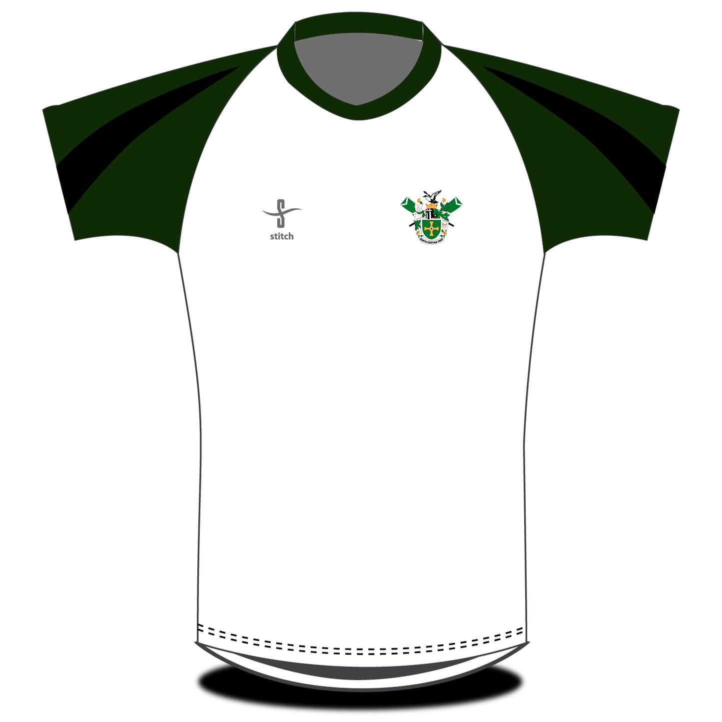 St Cuthbert's Society Boat Club Flash T-shirt White