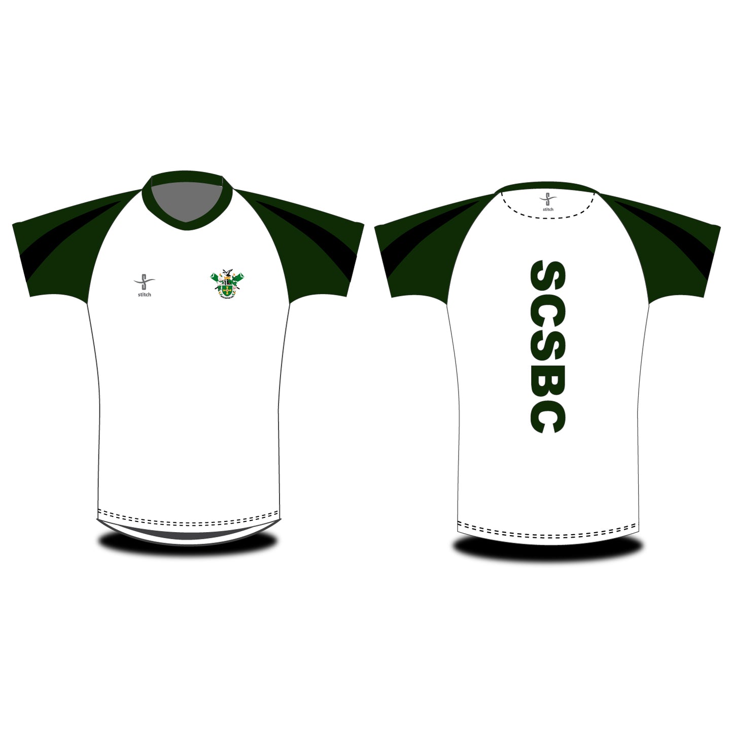 St Cuthbert's Society Boat Club Flash T-shirt White