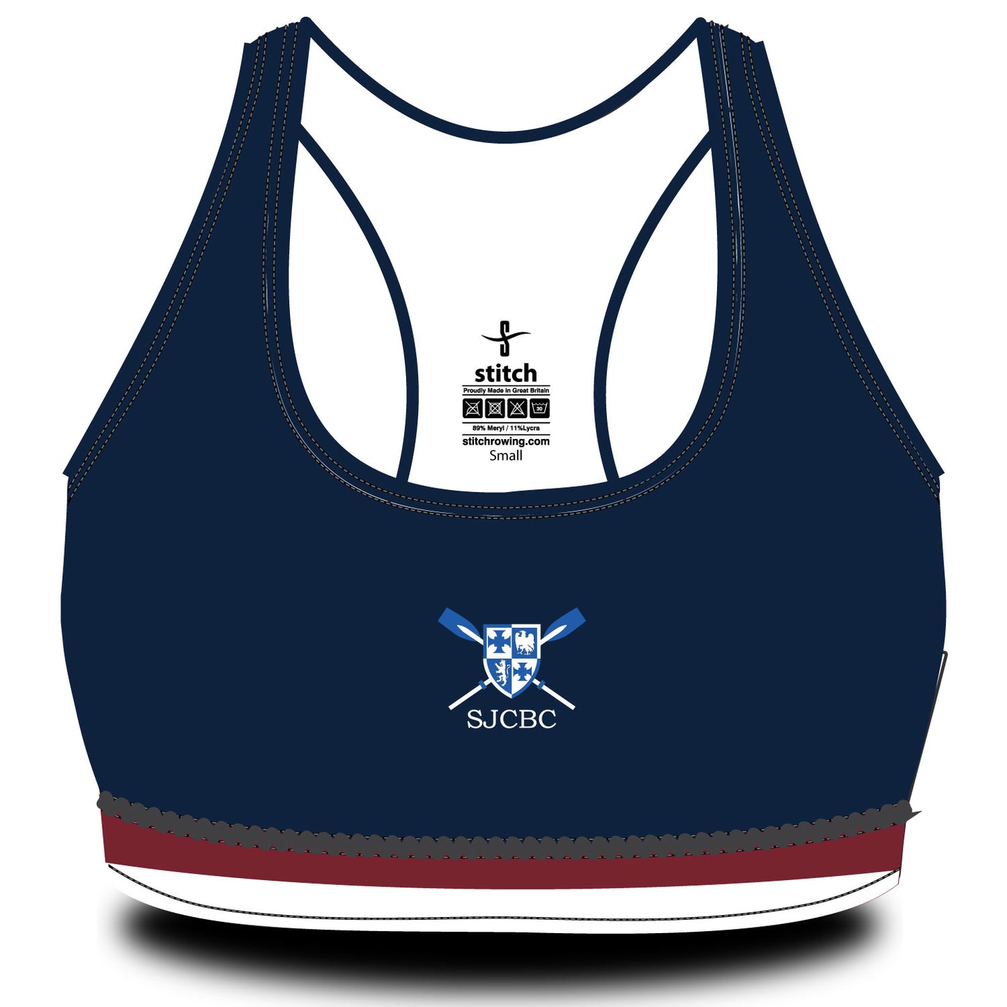 St John's College Boat Club Sports Bra – Stitch Rowing