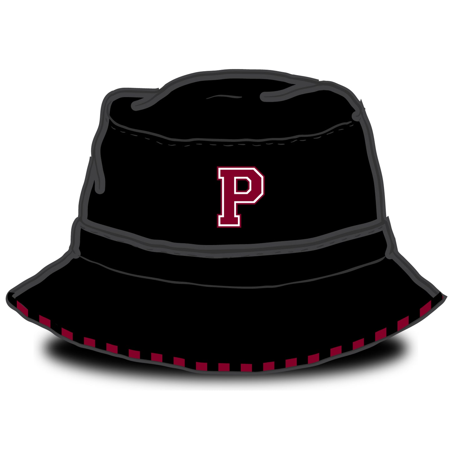 St Peter's Prep Striped Bucket Hat