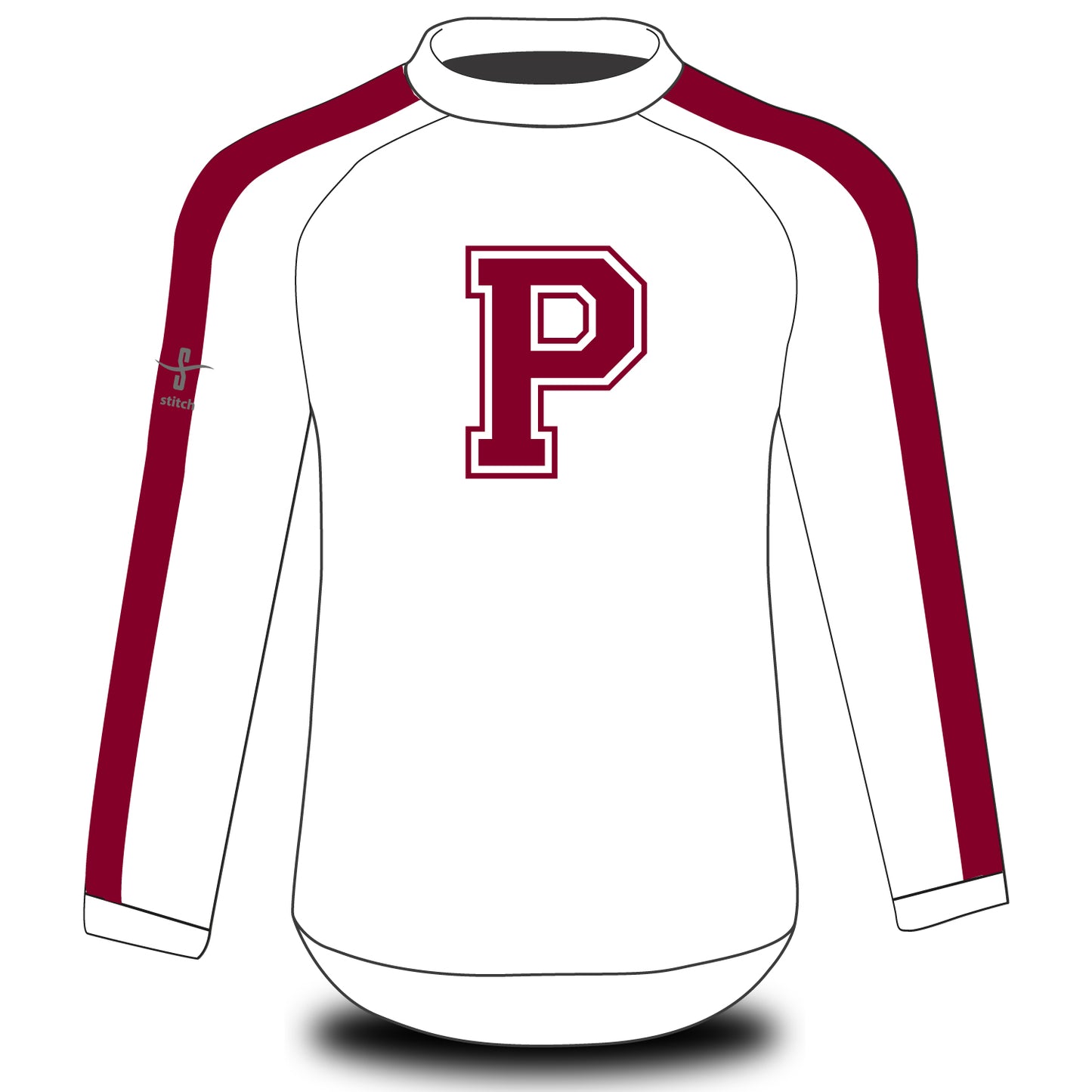 St Peter's Prep 'P' Tech Top Long Sleeve