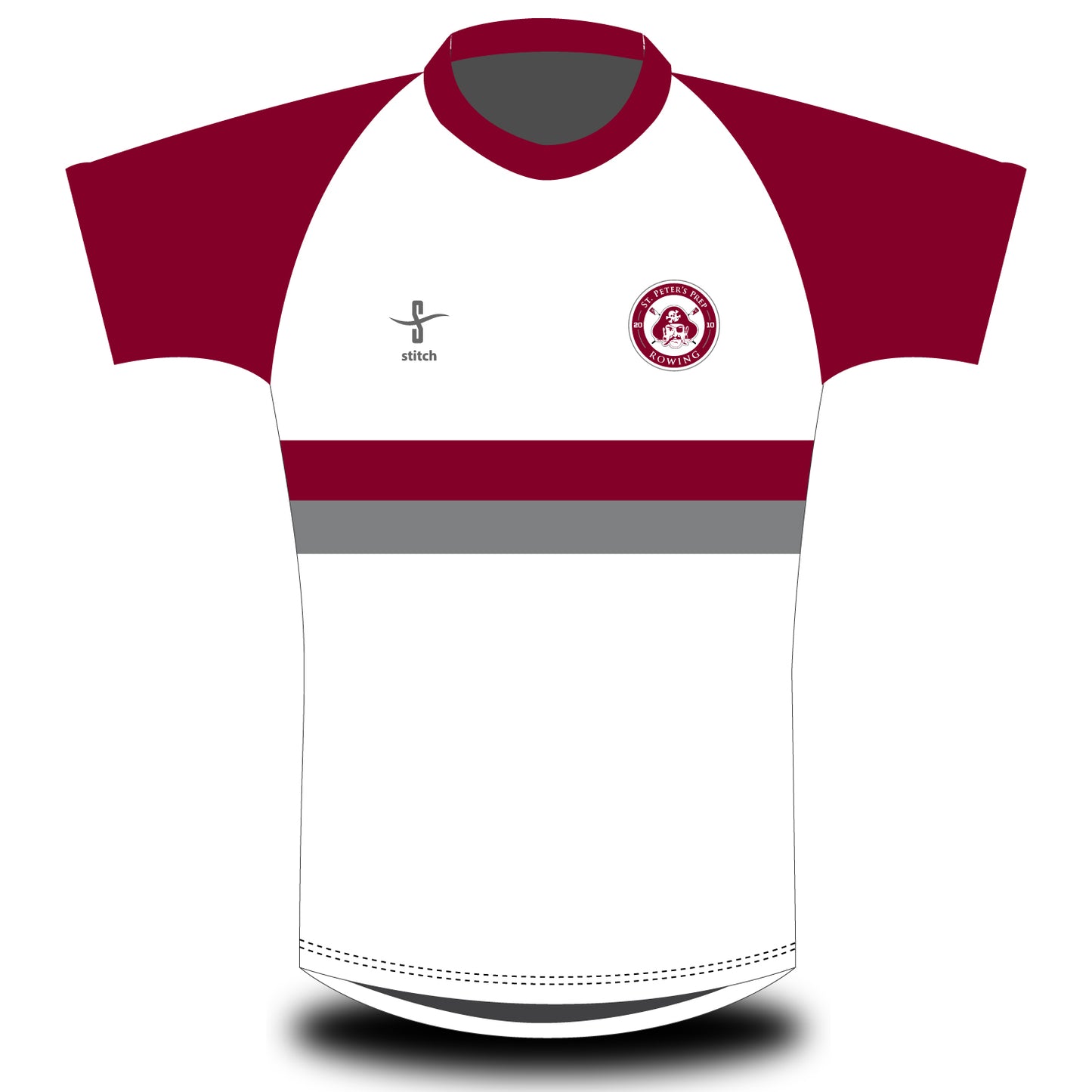 St Peter's Prep Hooped T-shirt