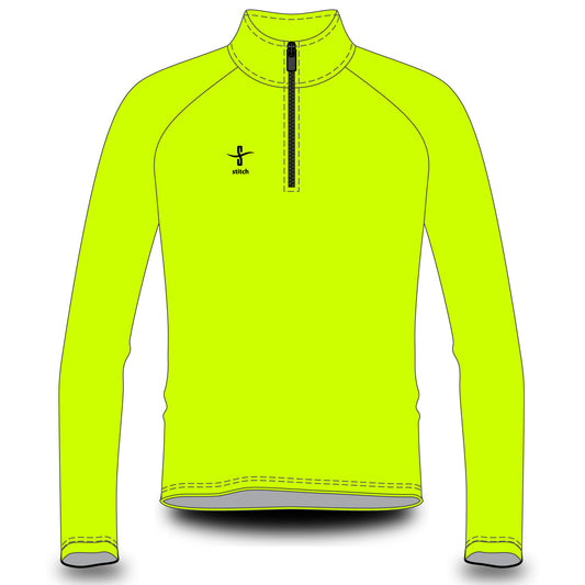 Stitch Rowing Fluorescent Yellow Varsity Splash Jacket