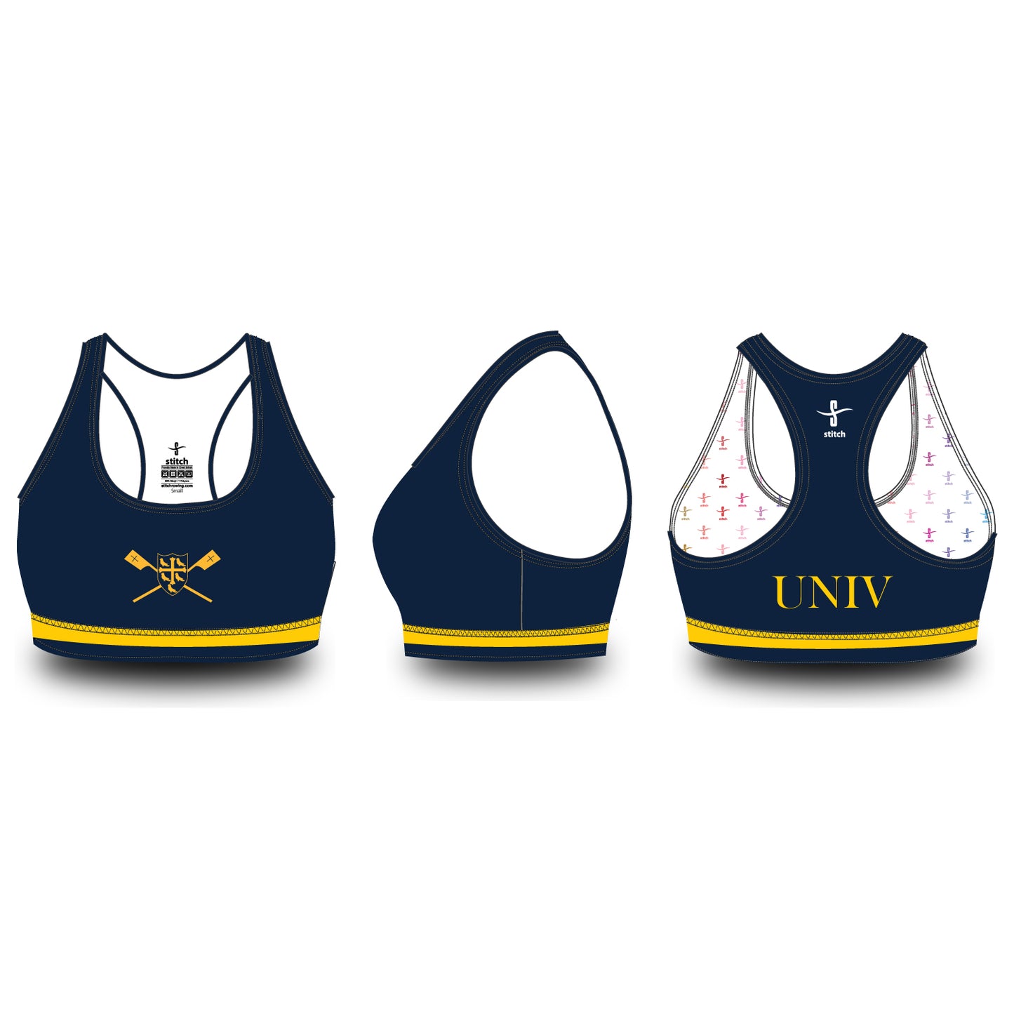 University College 2 Tone Hem Sports Bra