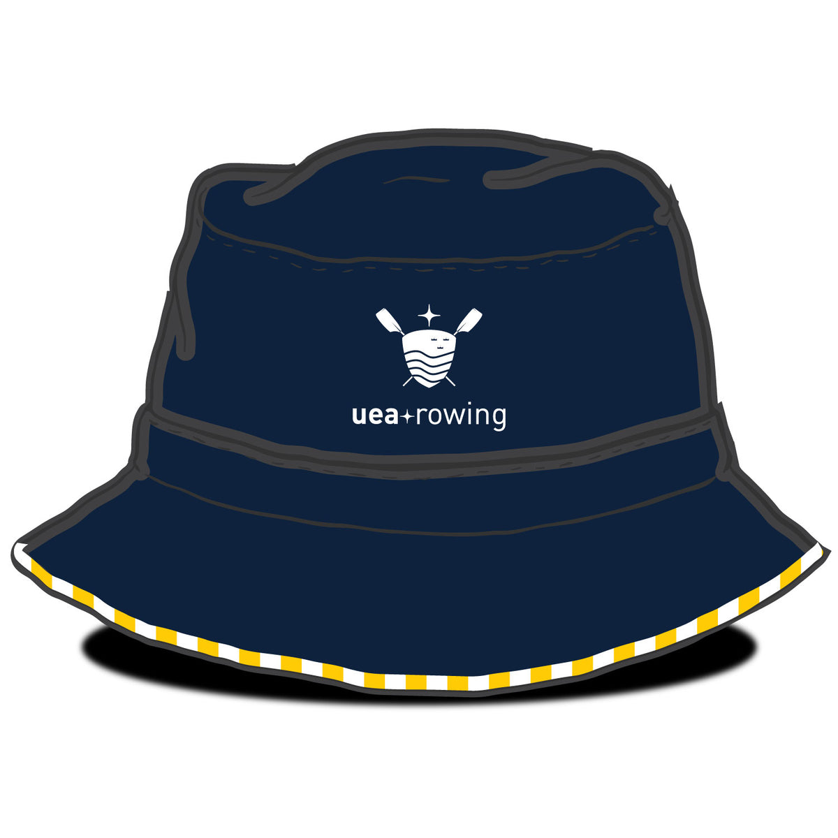 University of East Anglia Striped Bucket Hat