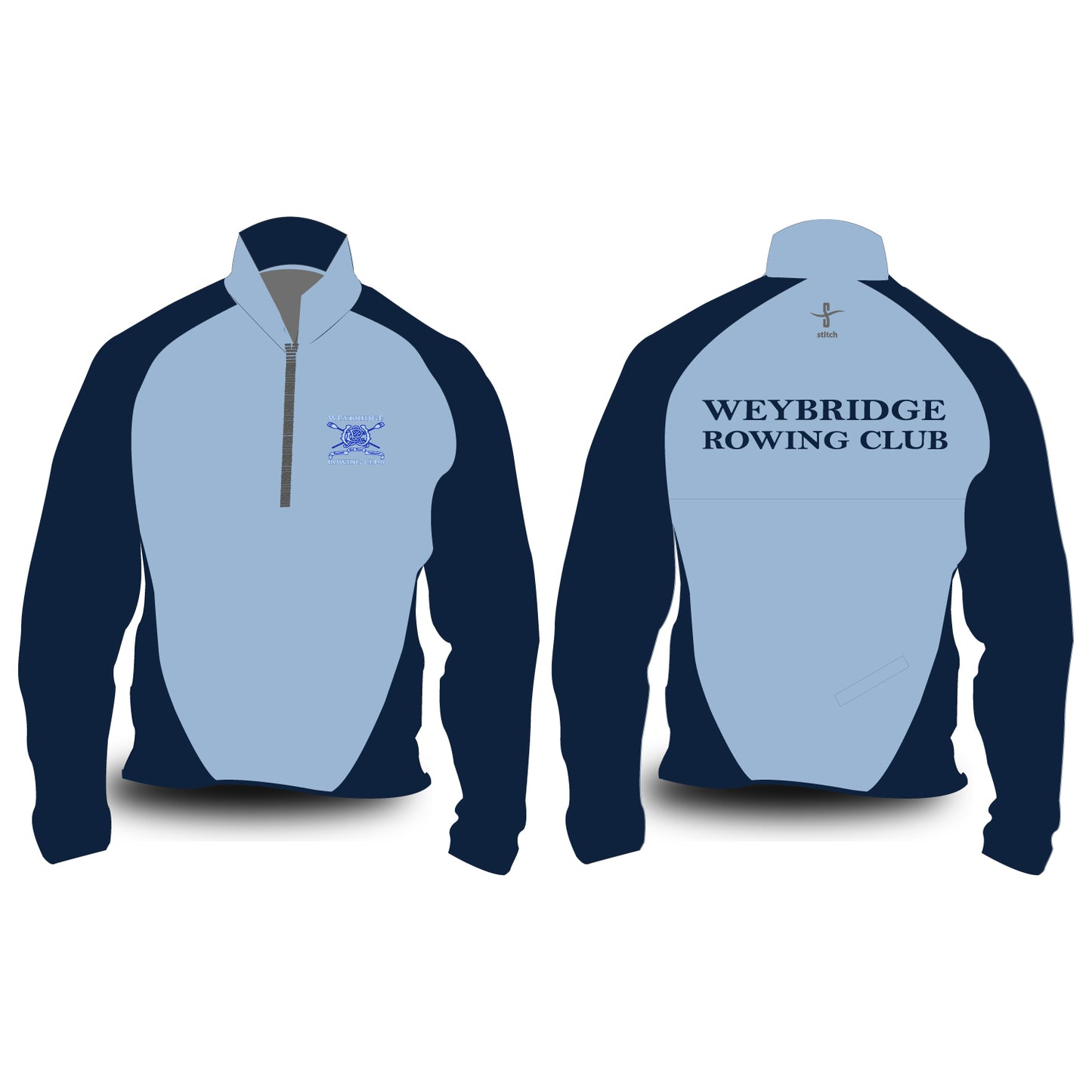 Weybridge Rowing Club Contrast Hardshell Splash Jacket