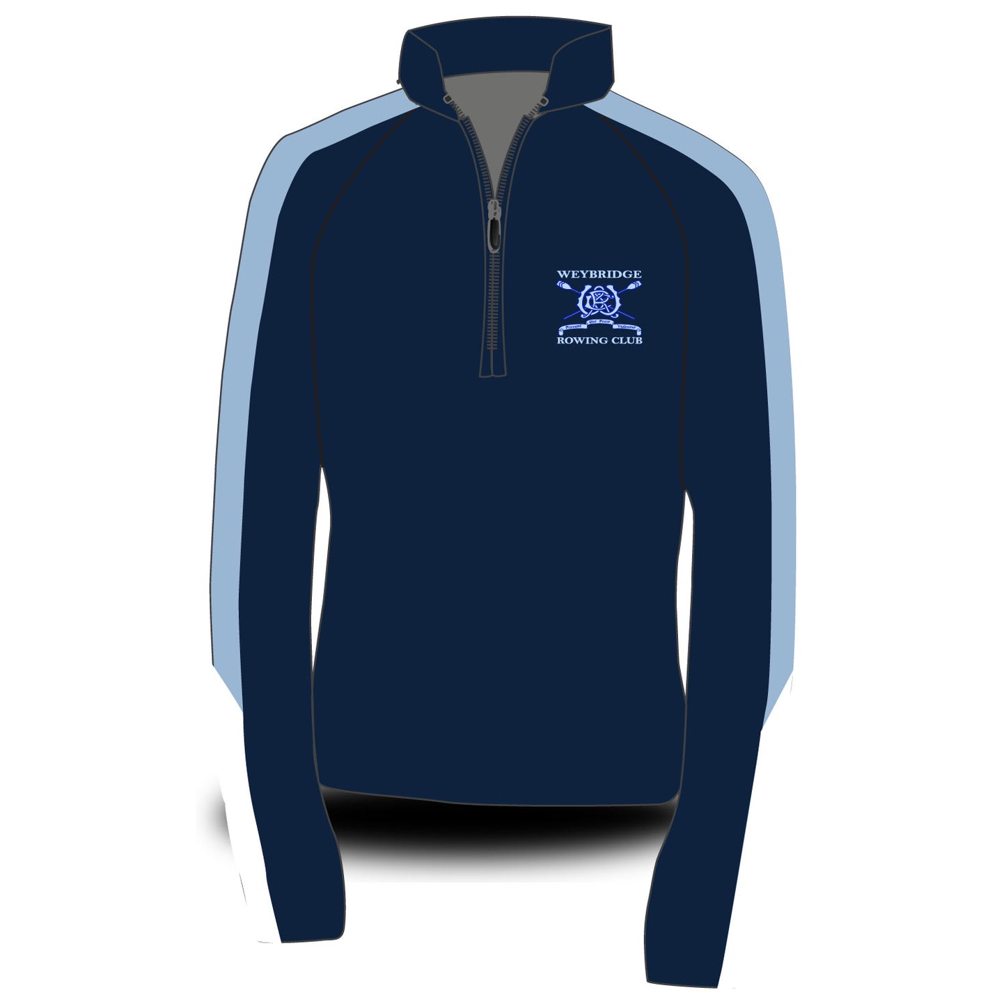 Weybridge Rowing Club Dark Morning Fleece Option 4