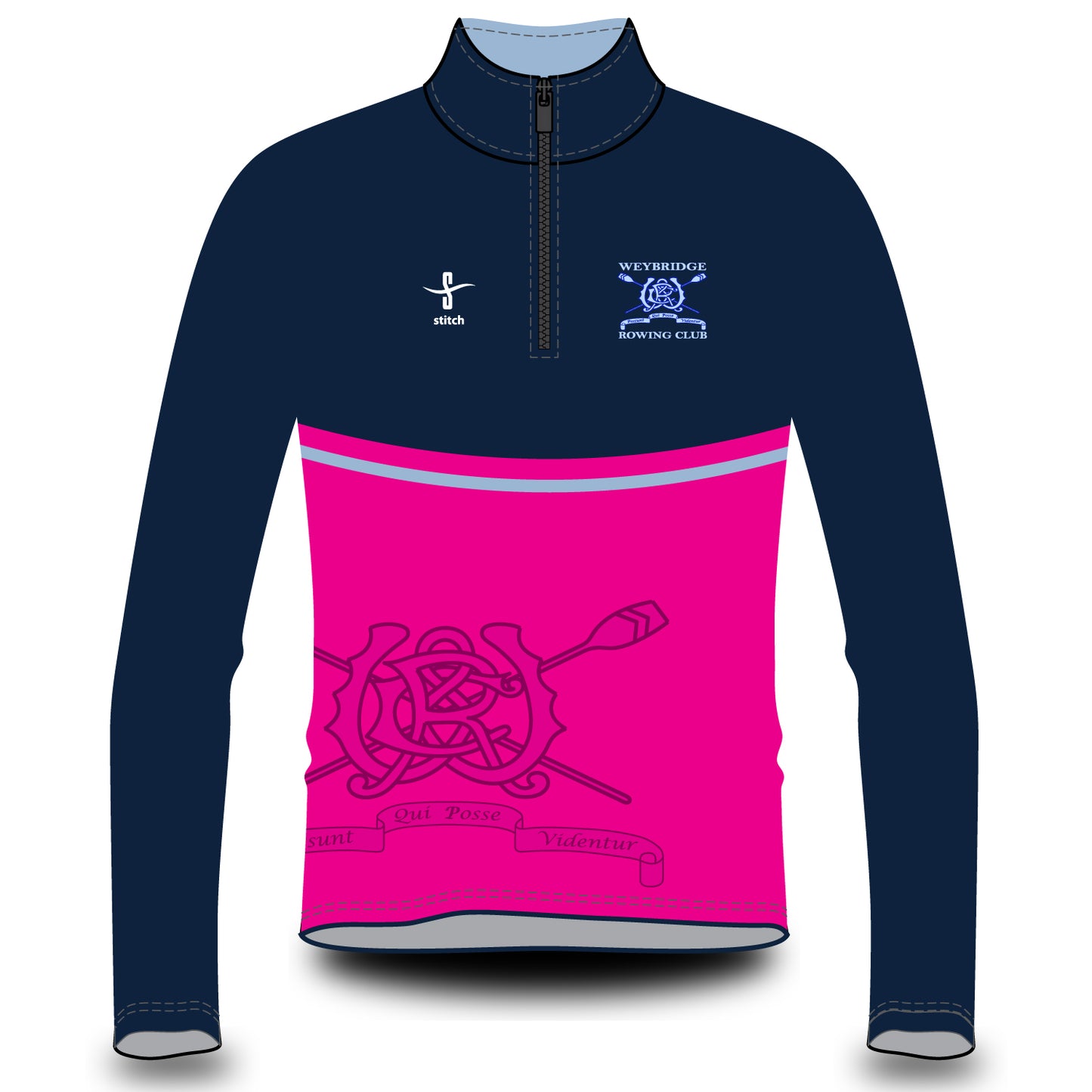 Weybridge Rowing Club Fluorescent Varsity Splash Jacket