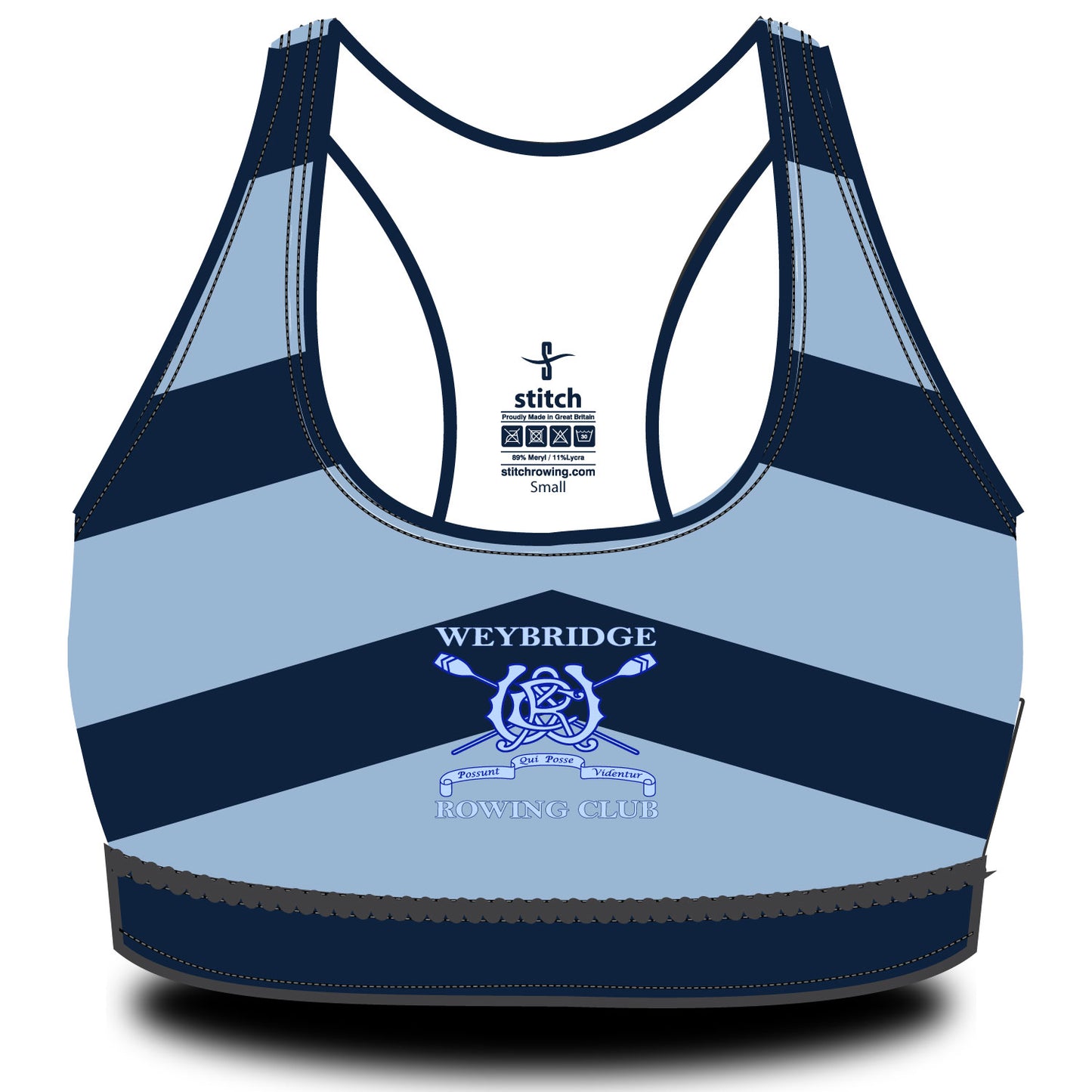 Weybridge Rowing Club Sports Bra Option 4