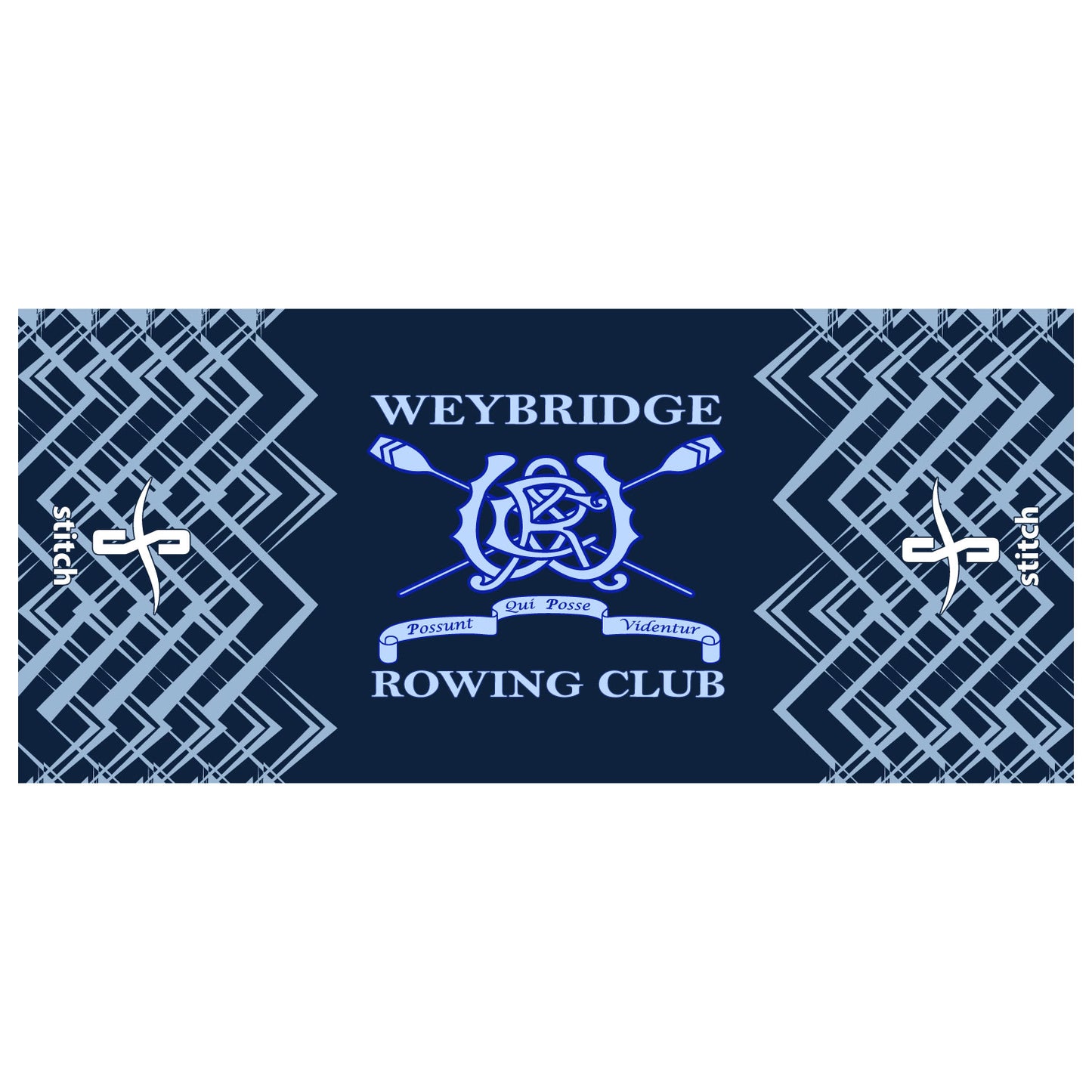 Weybridge Rowing Club ZigZag Towel