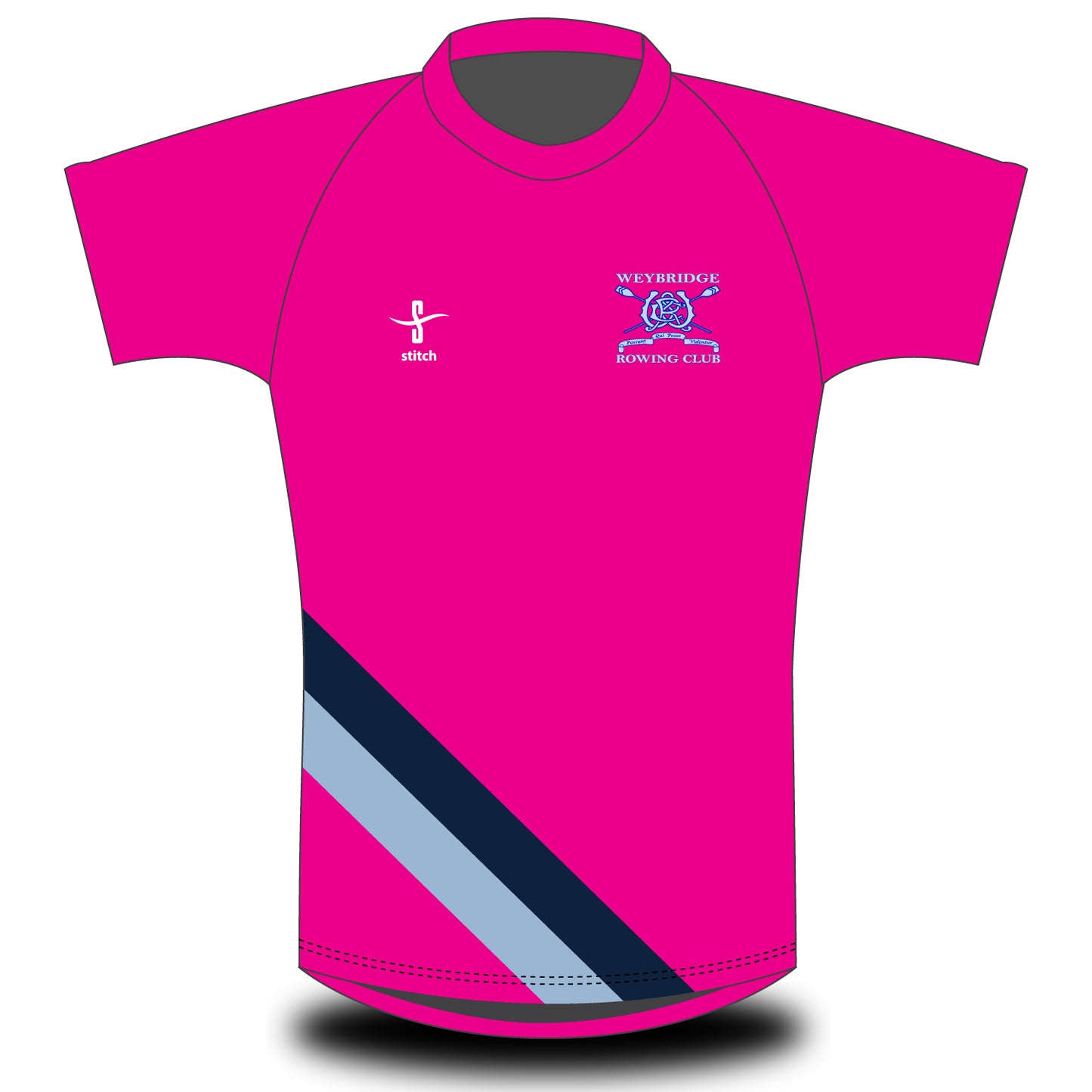 Weybridge Rowing Club Stripe T-shirt