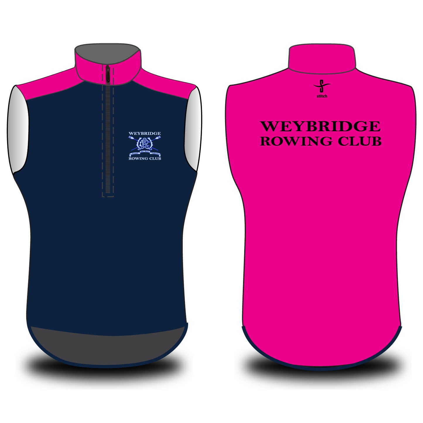 Weybridge Rowing Club Varsity Gilet Option 2