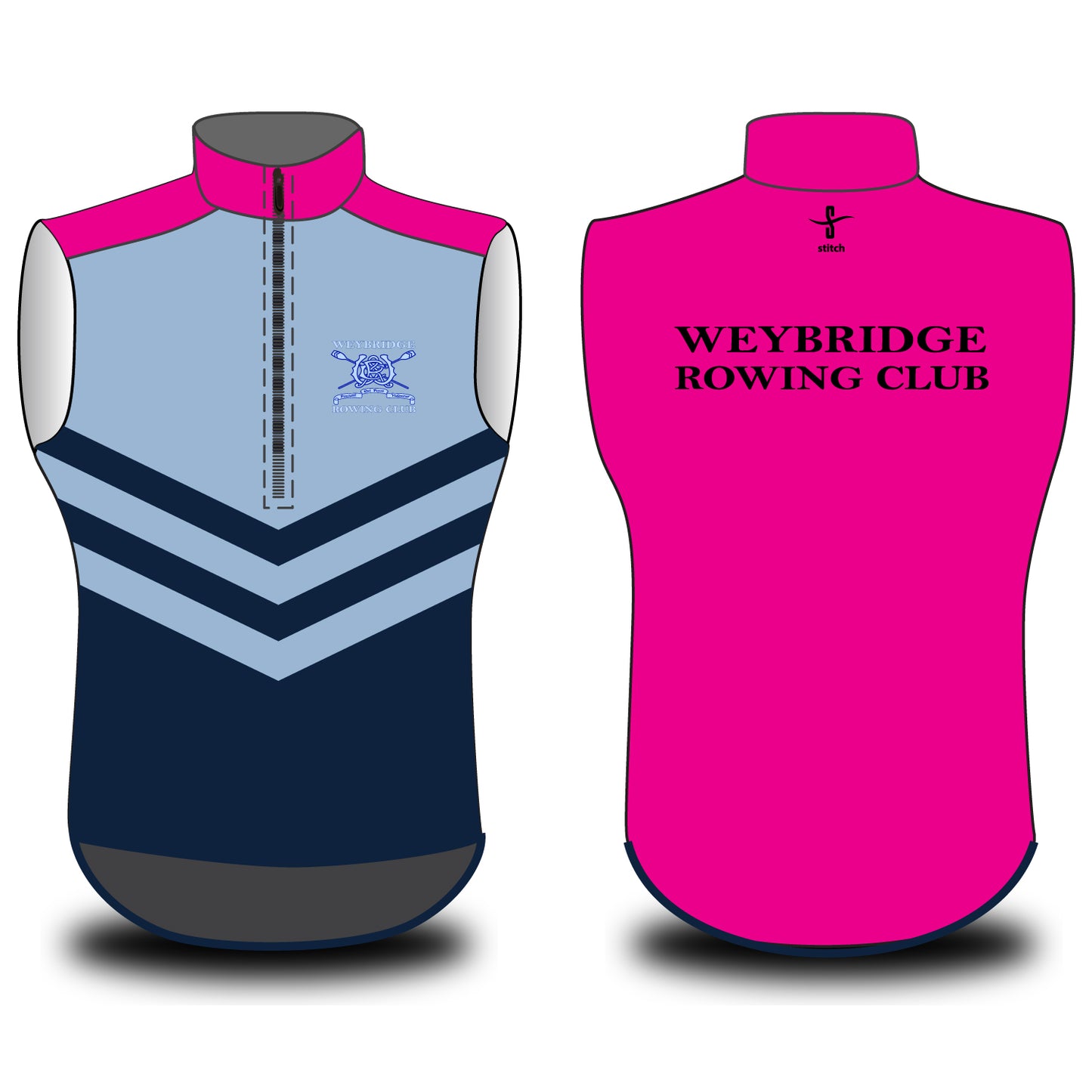 Weybridge Rowing Club Varsity Gilet Option 5