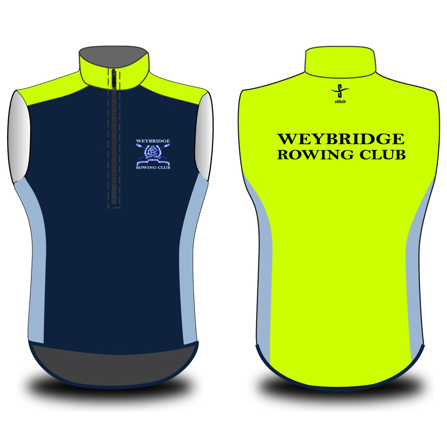 Weybridge Rowing Club Varsity Gilet Option 6