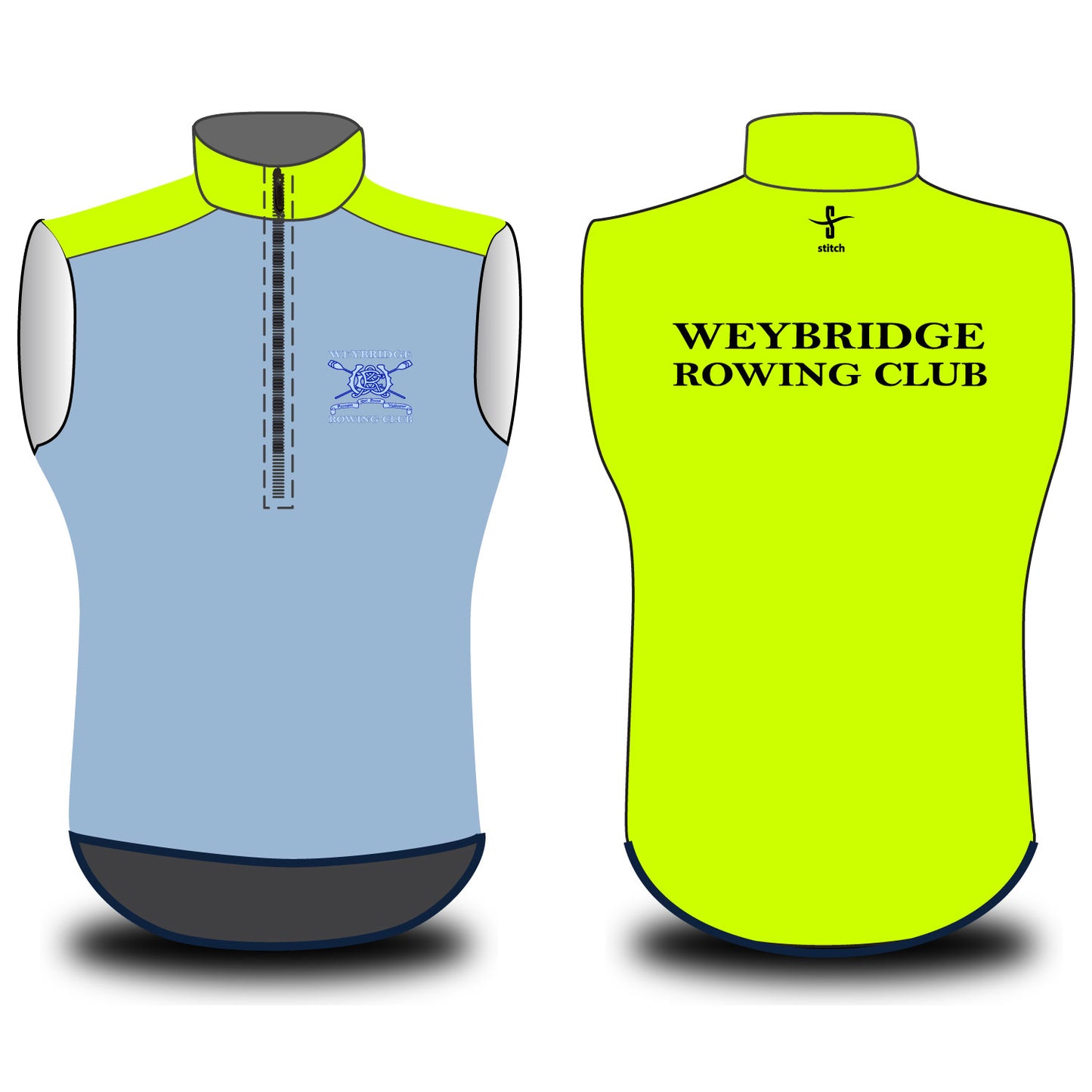 Weybridge Rowing Club Varsity Gilet Option 7