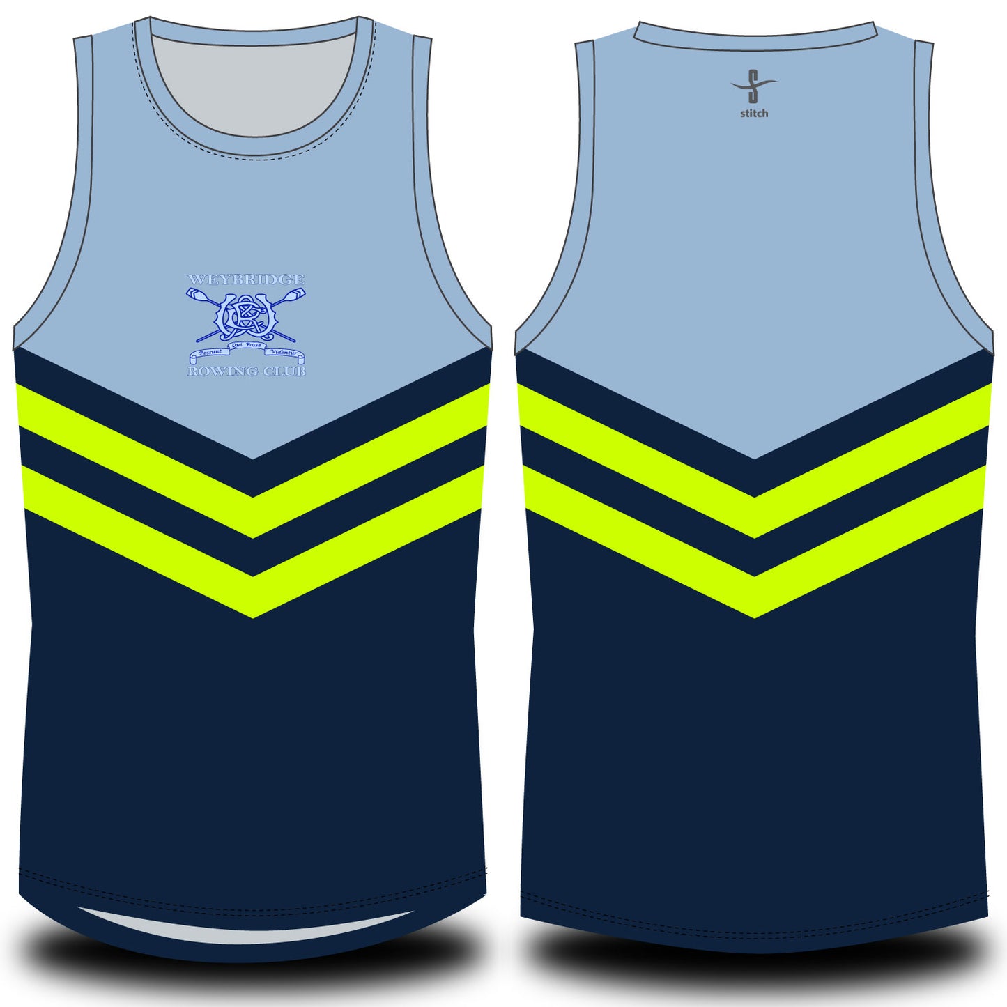 Weybridge Rowing Club Vest Option 1
