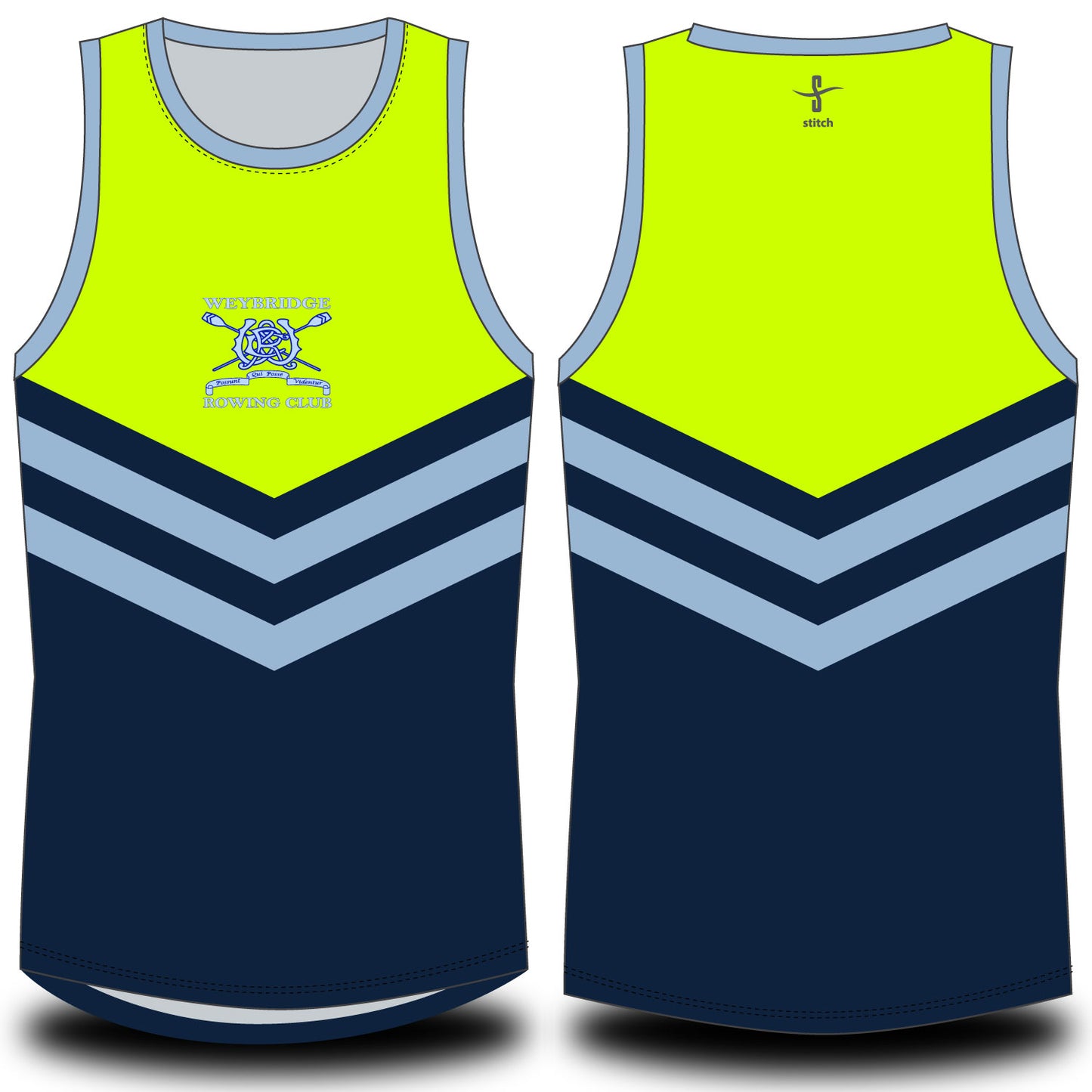 Weybridge Rowing Club Vest Option 2
