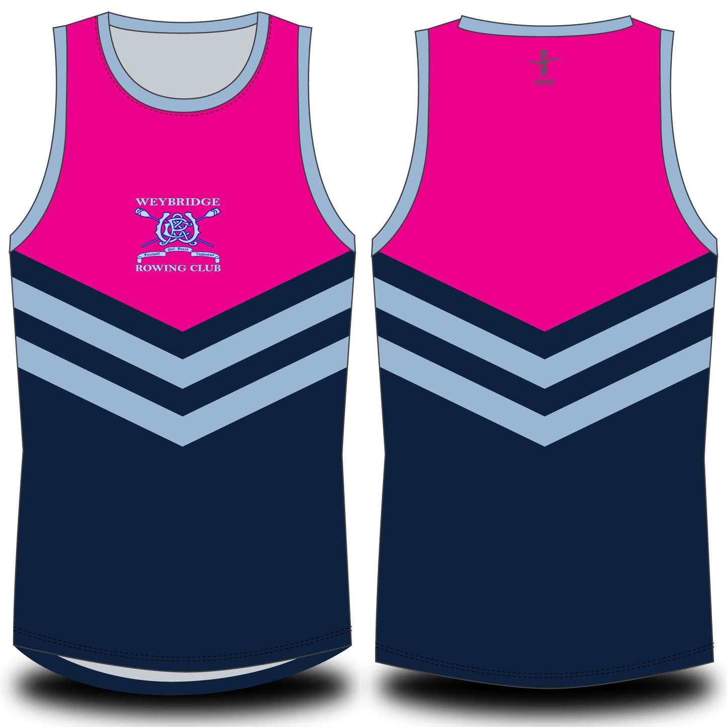 Weybridge Rowing Club Vest Option 4