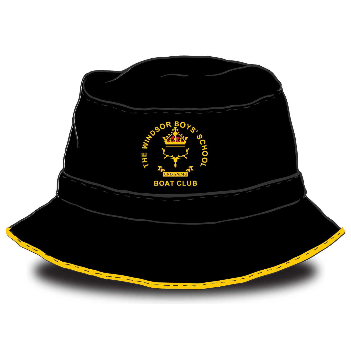 Windsor Boys Bucket Hat Black Amber