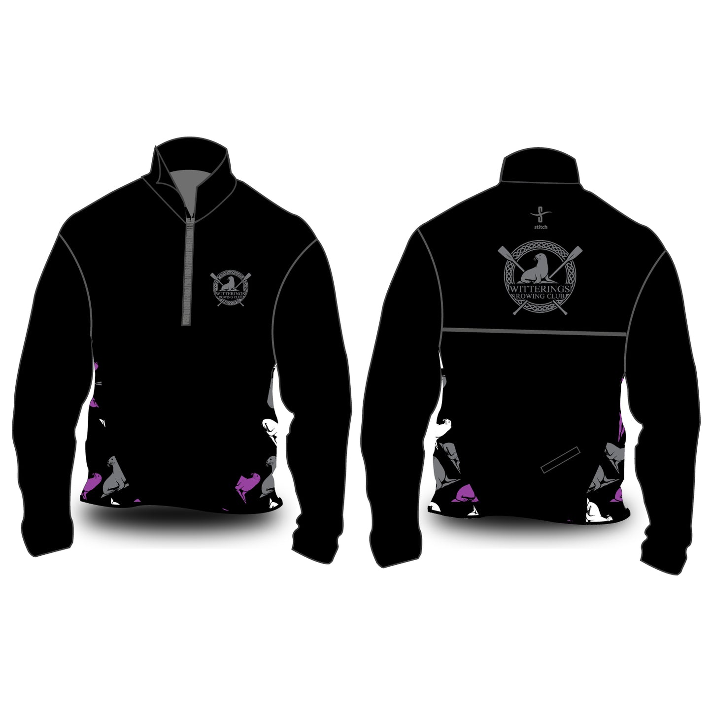 Witterings Rowing Club Seals 24-7 Softshell Splash Jacket