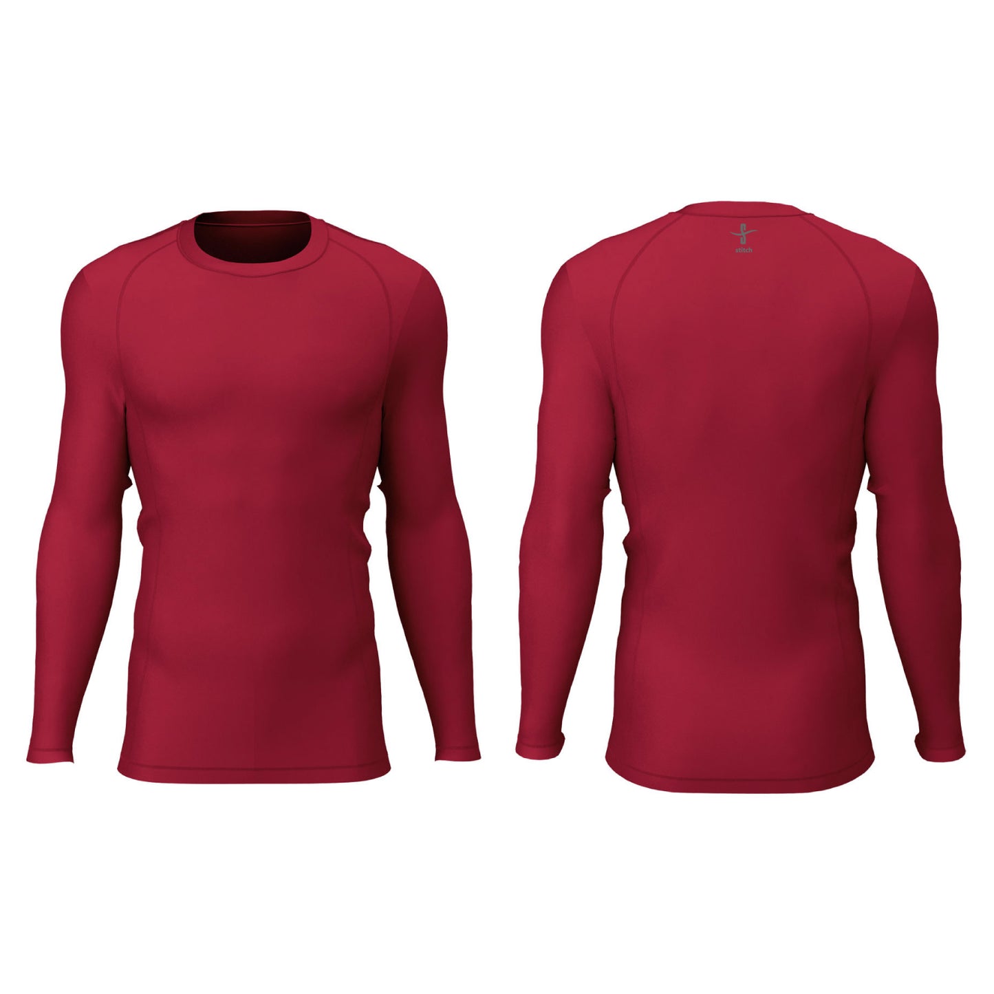 Worthing Rowing Club Long Sleeve Red Baselayer