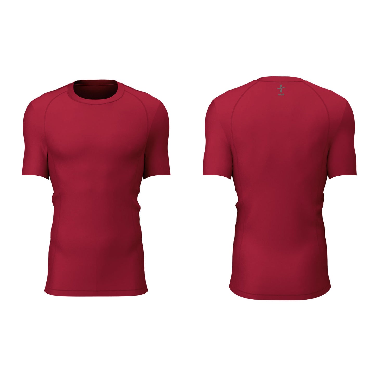 Worthing Rowing Club Short Sleeve Red Baselayer
