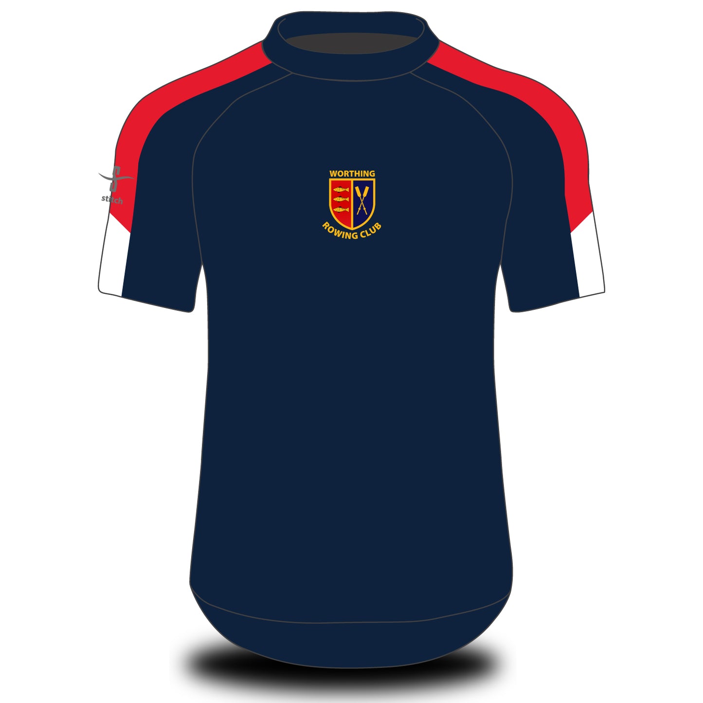 Worthing Rowing Club Flash Tech Top Short Sleeve