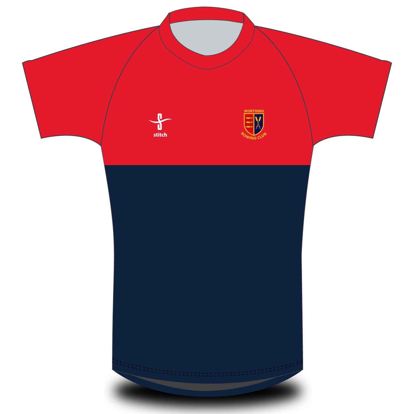 Worthing Rowing Club 2 Tone T-shirt