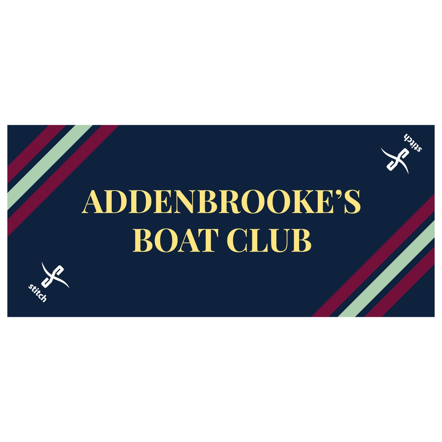 Addenbrooke's Boat Club Sports Towel Option 2