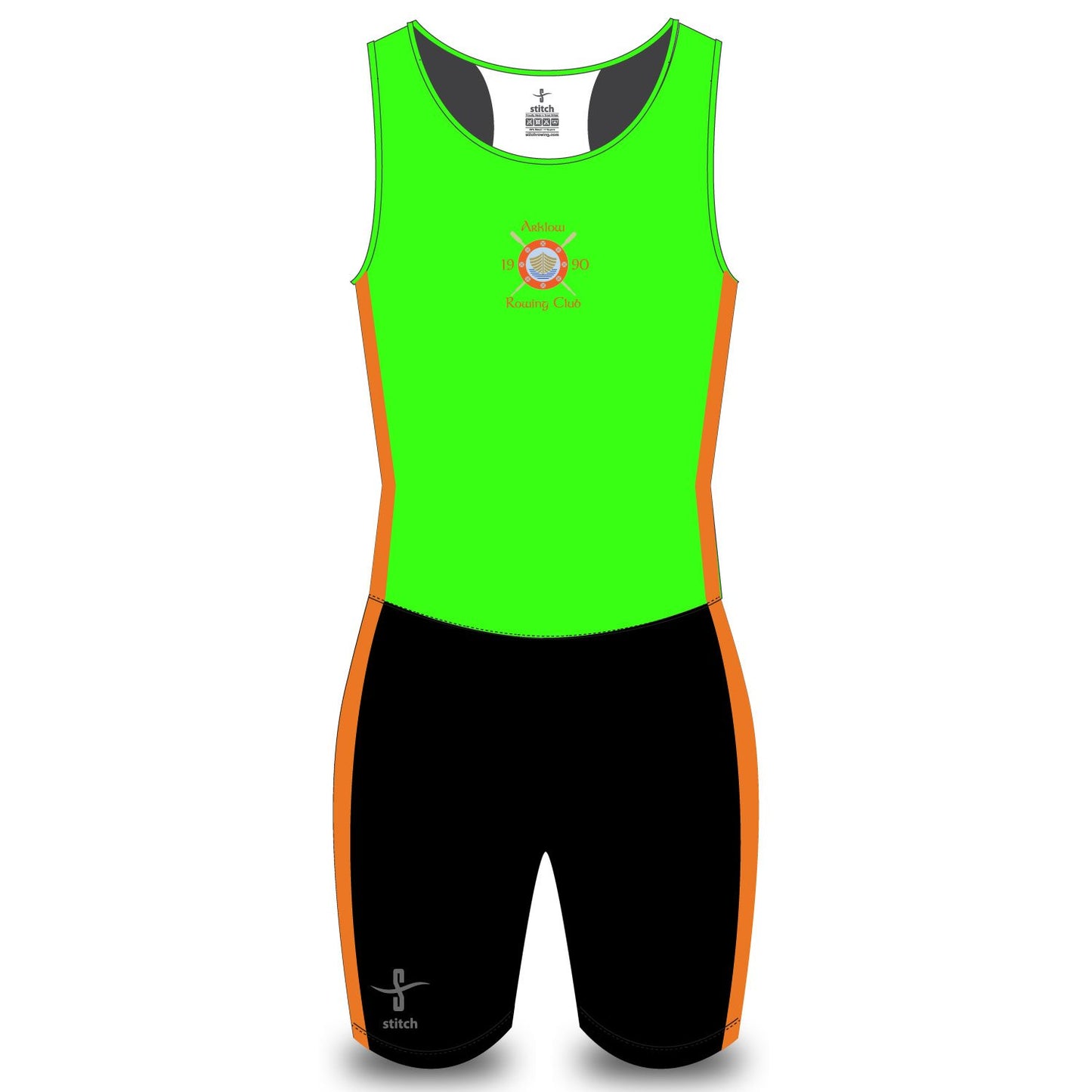 Arklow Rowing Club AIO Fluo Green