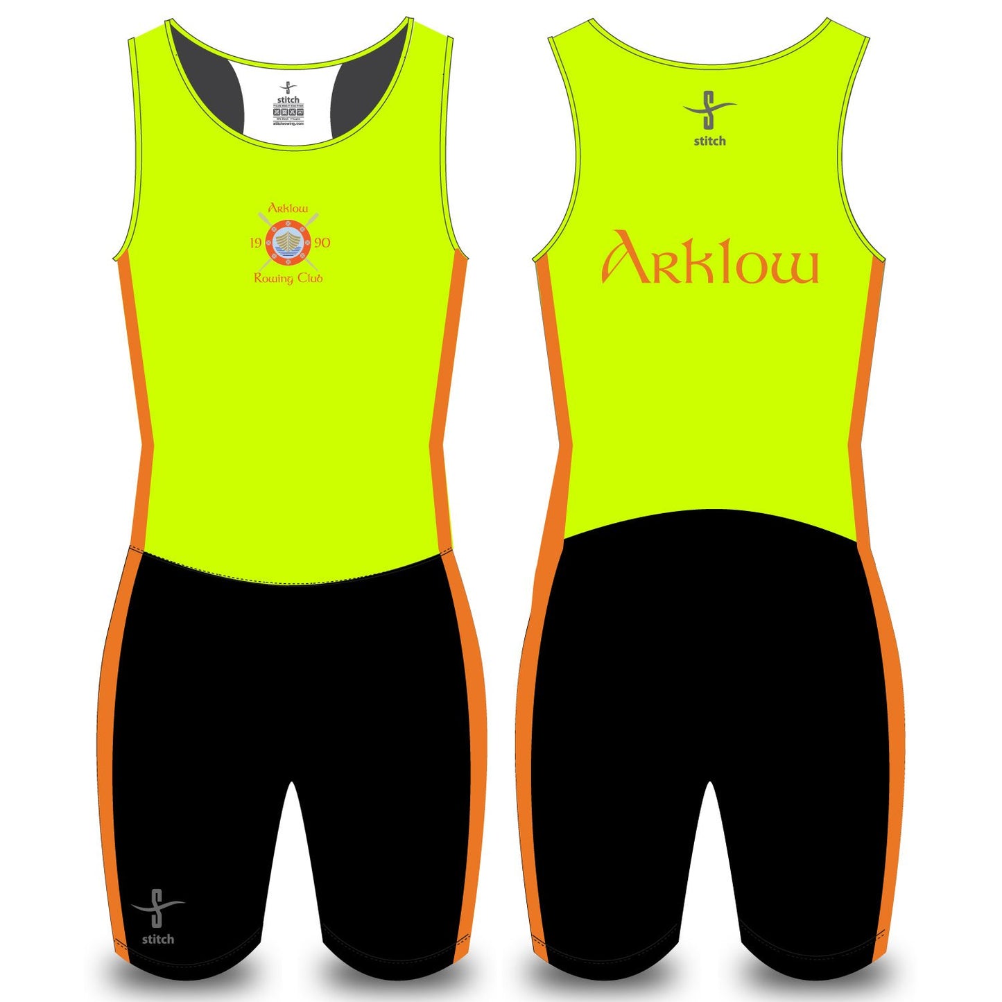 Arklow Rowing Club AIO Fluo Yellow