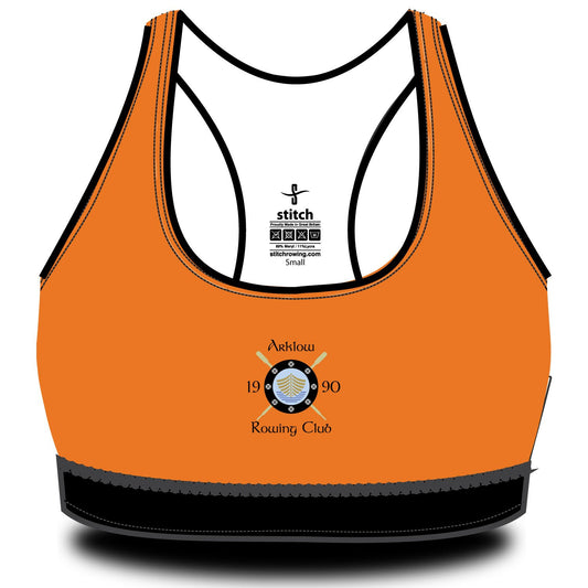 Arklow Rowing Club Sports Bra Orange