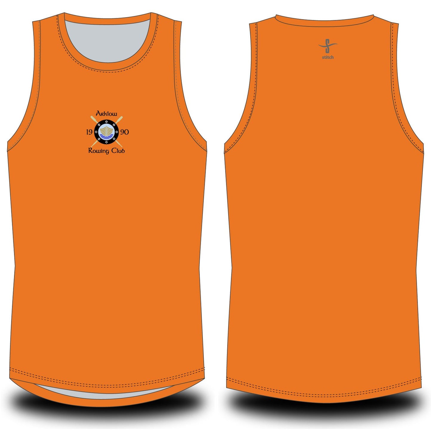 Arklow Rowing Club Vest Orange
