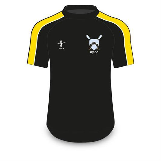 University of York Short Sleeved Tech Top Black