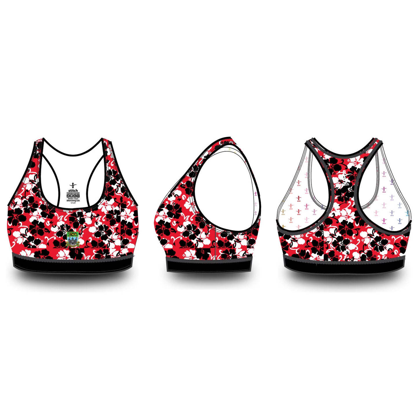 Bridgnorth Rowing Club Hibiscus Sports Bra