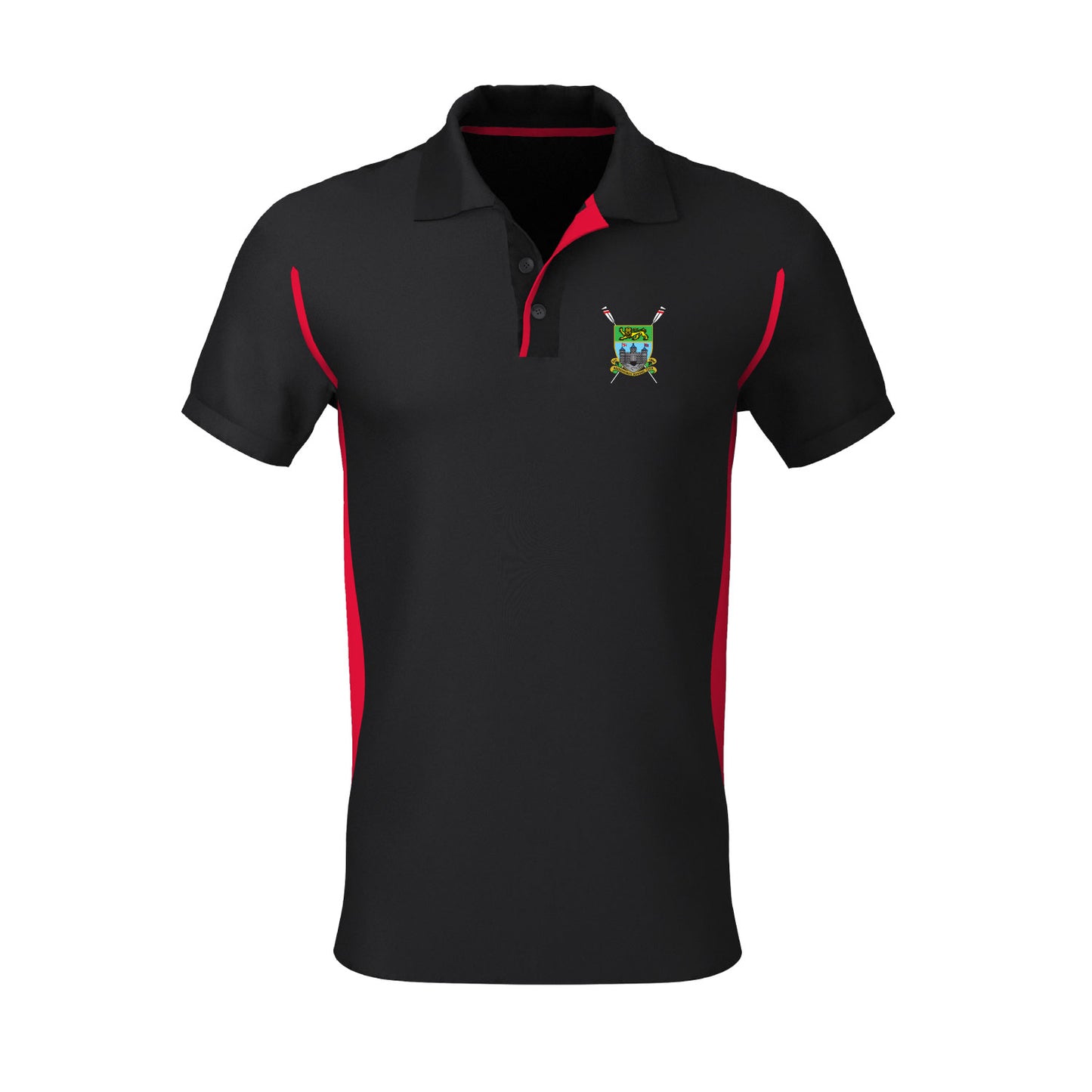Bridgnorth Rowing Club Polo Shirt Black & Red