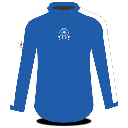 Cardiff City RC Long Sleeve Tech Top with 2 Inch Stripe