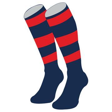 Darwin College Hooped Socks